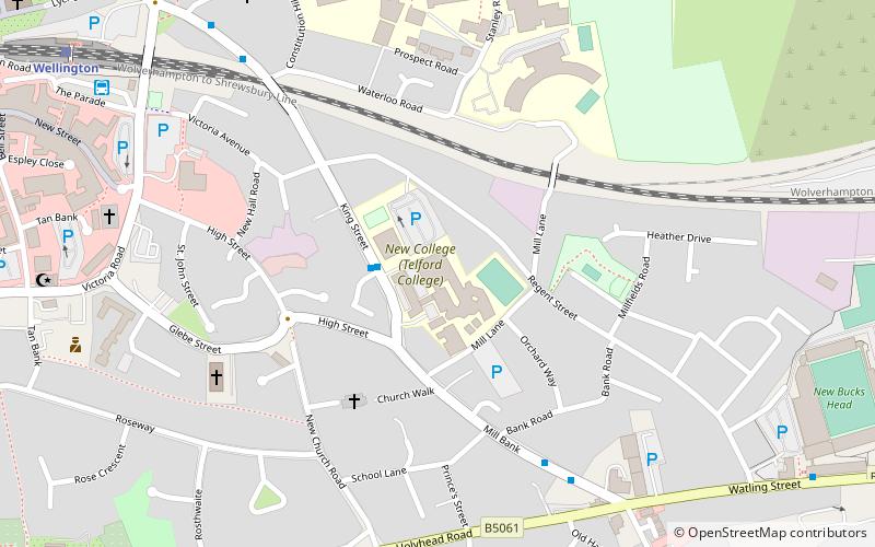 new college wellington location map