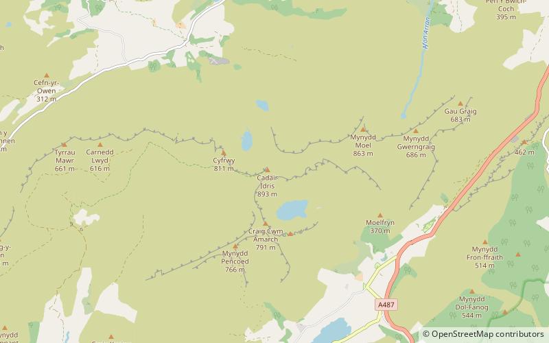 Tyrrau Mawr location map