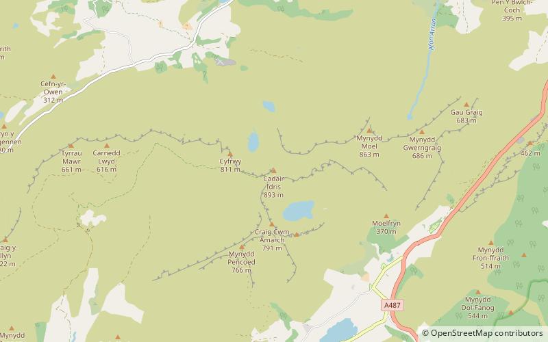 Cader Idris location map