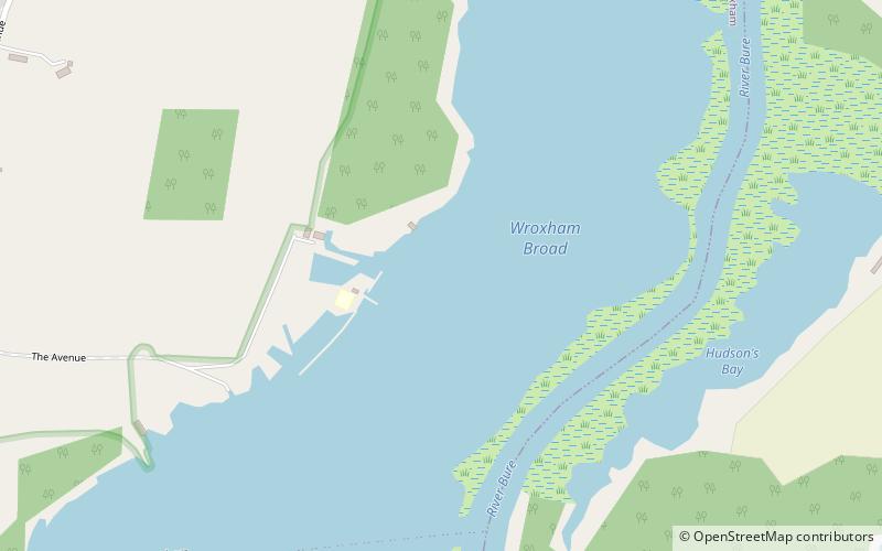Wroxham Broad location map