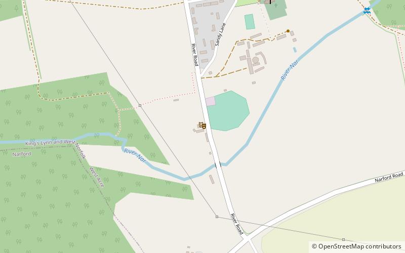 Westacre Theatre location map