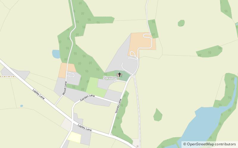 Stretton Hall location map