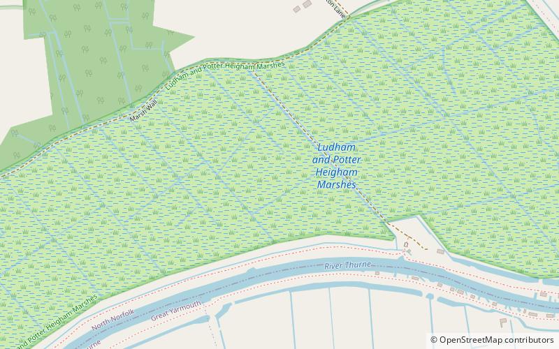 Ludham – Potter Heigham National Nature Reserve location map