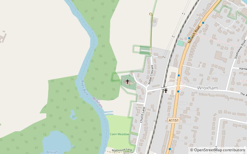 Trafford Mausoleum location map