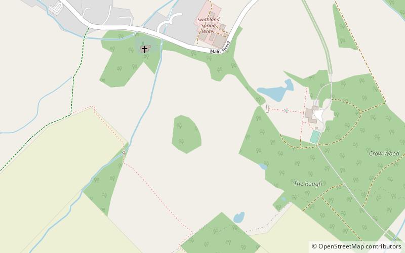 Mountsorrel Cross location map