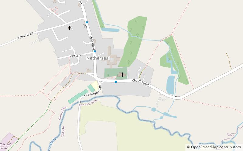St Peter's location map