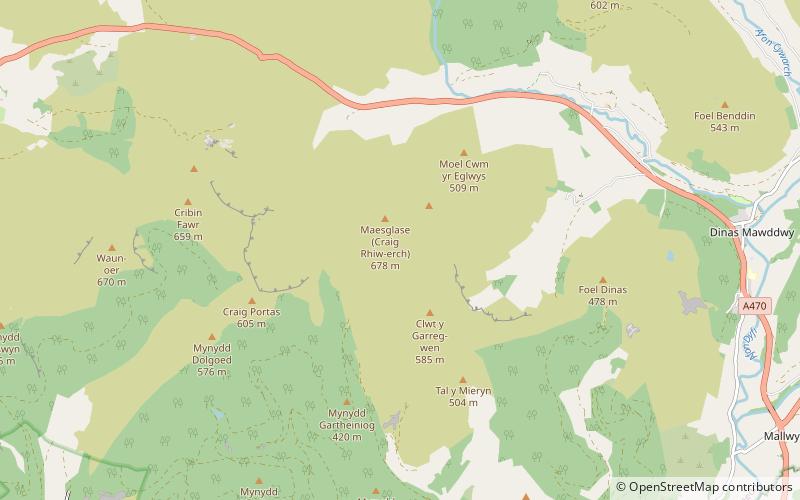 Mynydd Gartheiniog location map