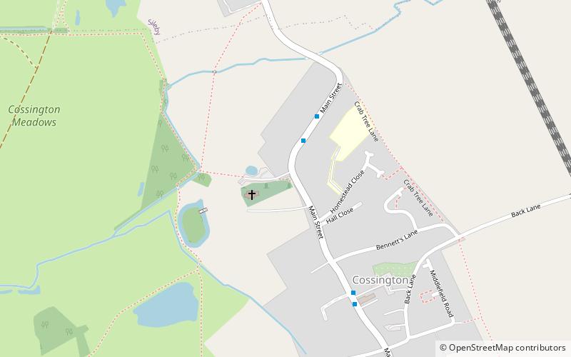 cossington war memorial leicester location map