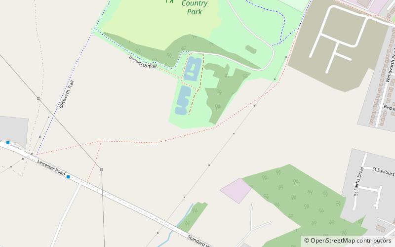 Snibston Grange location map