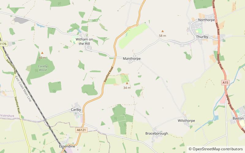 Bowthorpe Oak location map