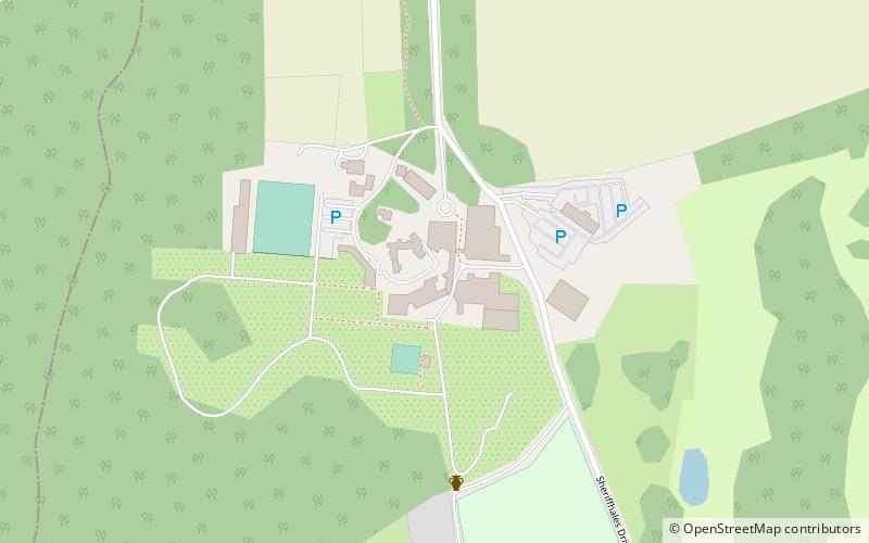 Lilleshall Hall location map