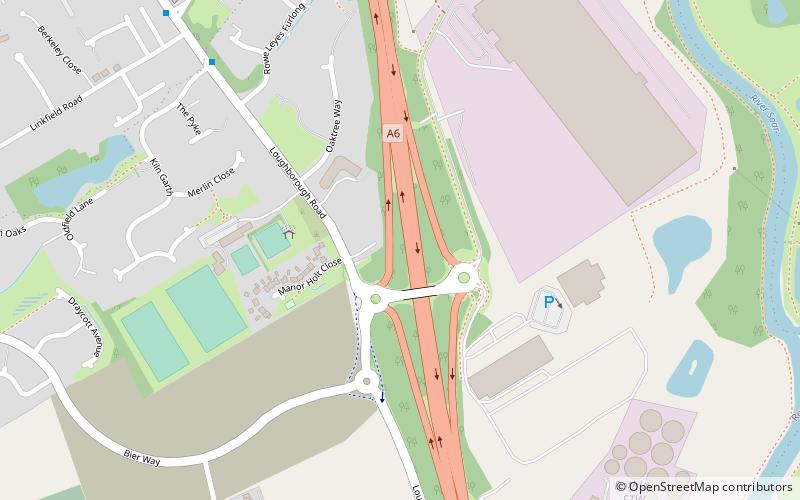 Mountsorrel Meadows location map