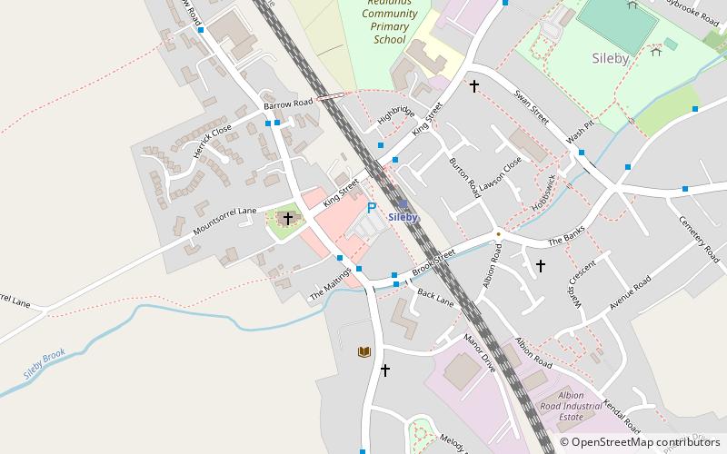 Sileby location map