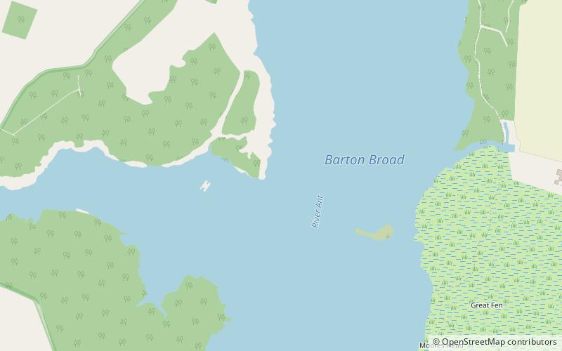 Barton Broad location map