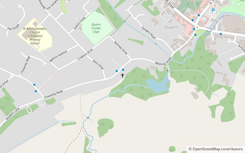 Quorn Baptist Church location map