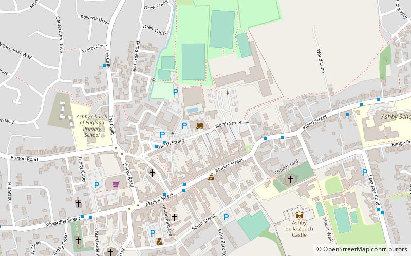 Ashby de la Zouch Museum location map