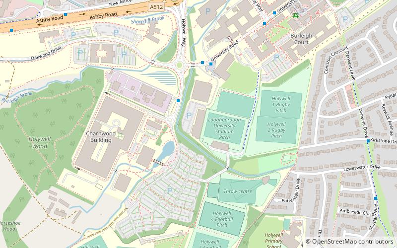 holywell park conference centre loughborough location map