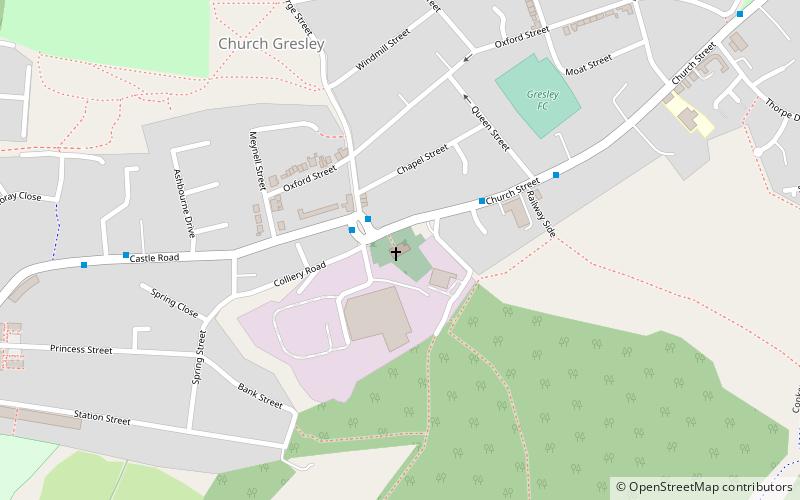 St George and St Mary's Church location map