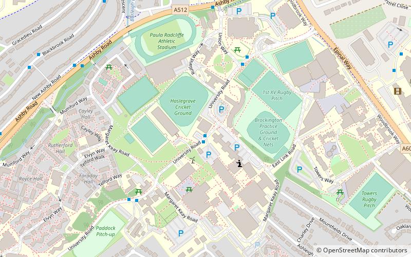 Haslegrave Ground location map