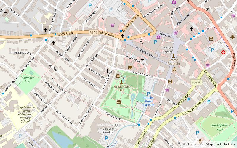 Charnwood Museum location map