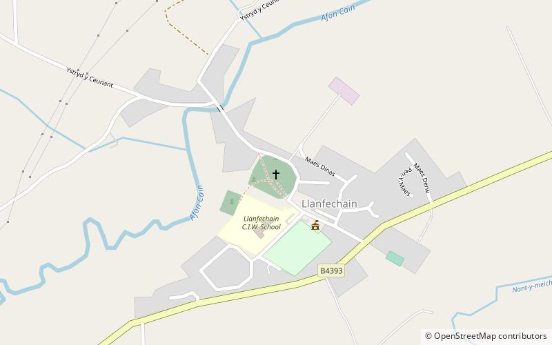 St Garmon's location map