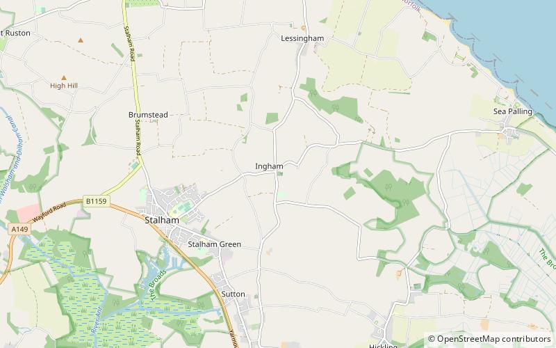 The Ingham Swan location map