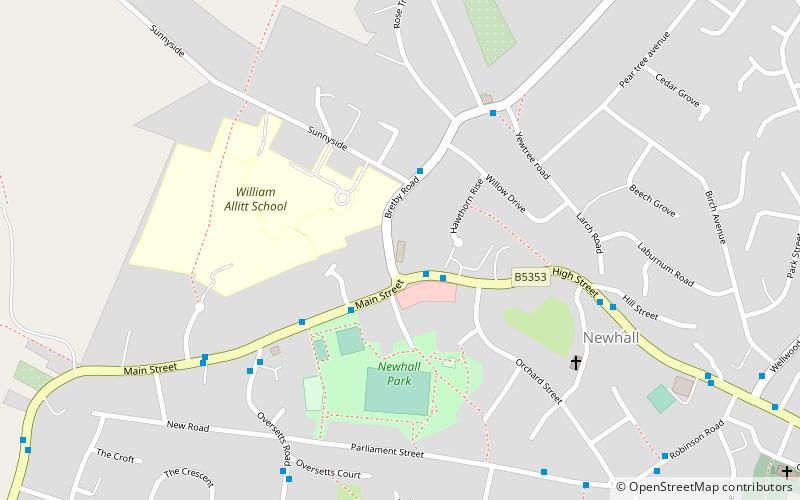 Newhall Village Hall location map