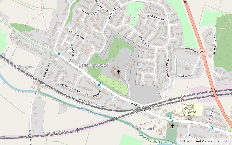 St Mary's Abbey location map