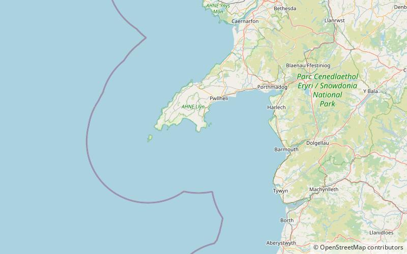 Porth Ceiriad location map