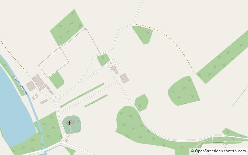 Raynham Hall location map