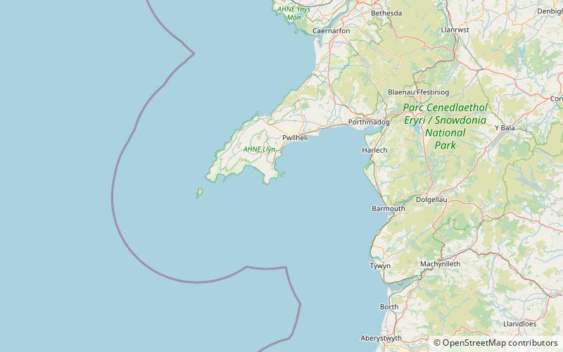 Latarnia morska St Tudwal's location map