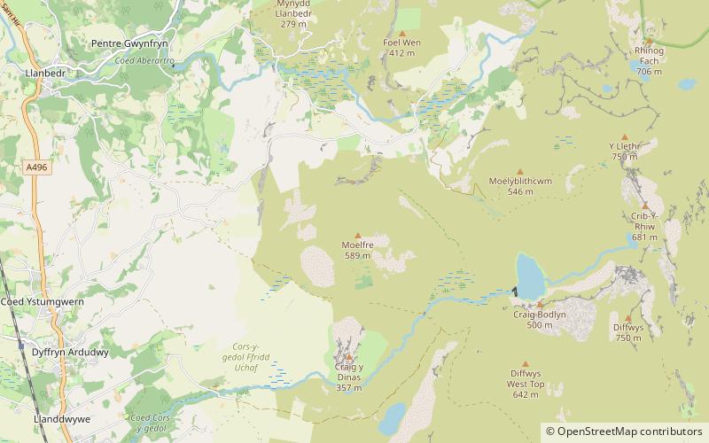 ardudwy harlech location map