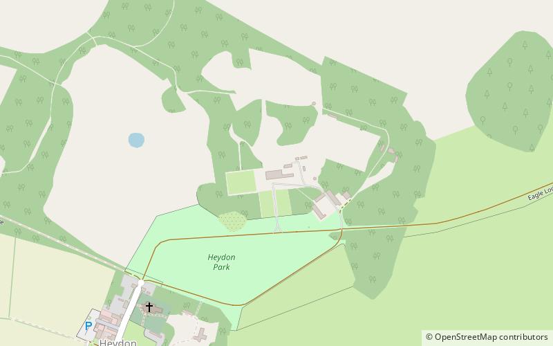 Heydon Hall location map