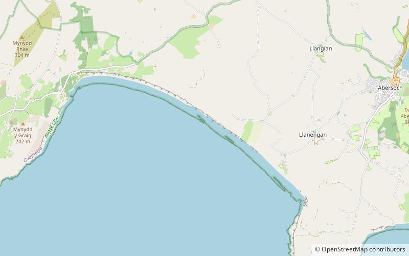 porth neigwl abersoch location map