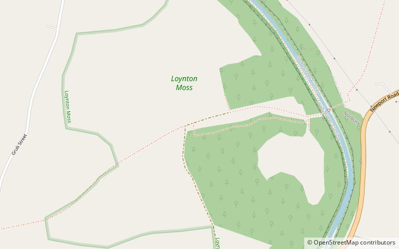 Loynton Moss location map