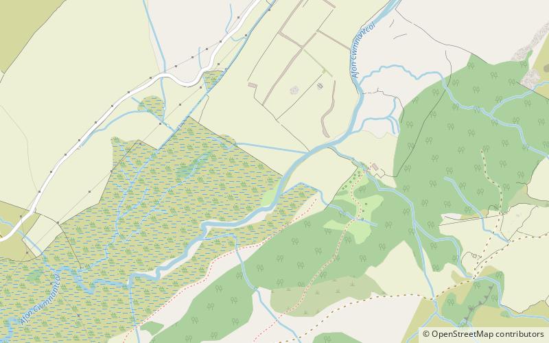 cwm nantcol harlech location map
