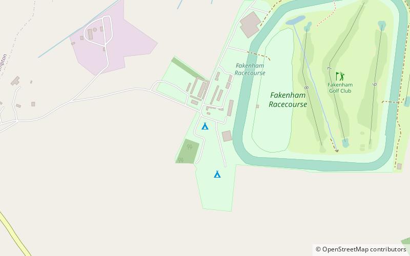 Fakenham Racecourse location map