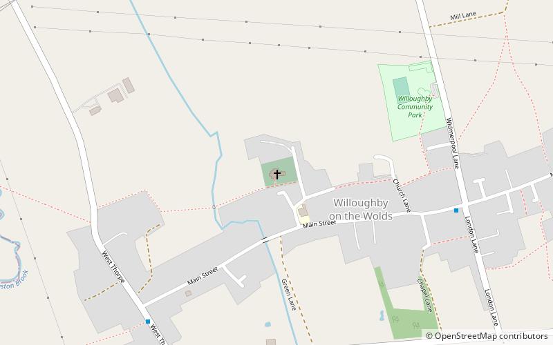 St Mary and All Saints location map