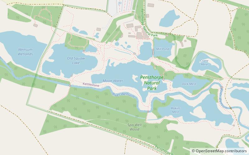 Pensthorpe Nature Reserve location map