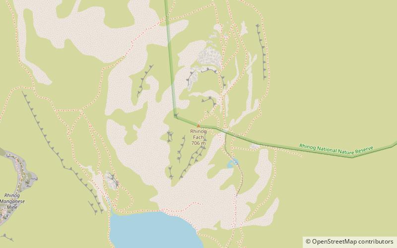 Rhinog Fach location map