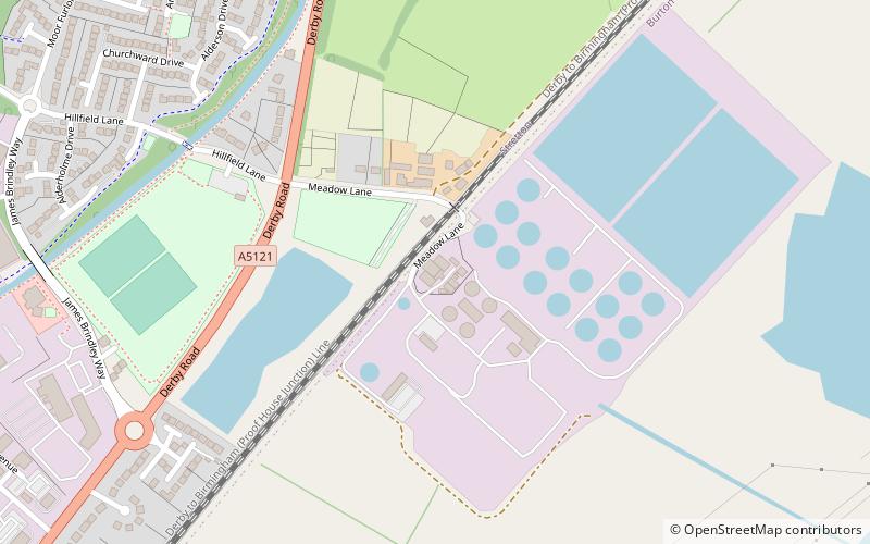 Claymills Pumping Station location map