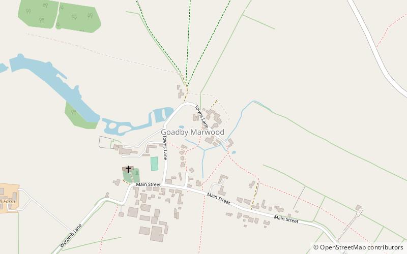 Goadby Hall location map