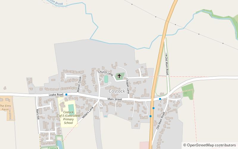 St Giles' Church location map