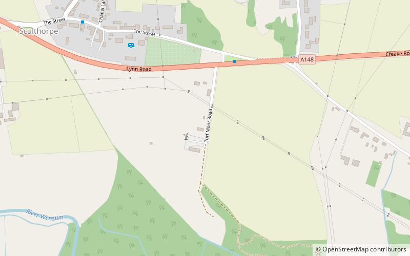 Sculthorpe Moor Community Nature Reserve location map