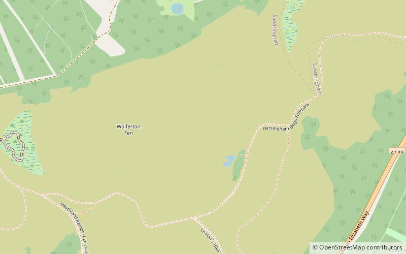Dersingham Bog location map