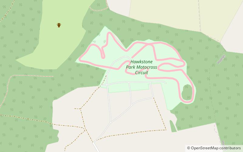 Hawkstone Park Motocross Circuit location map