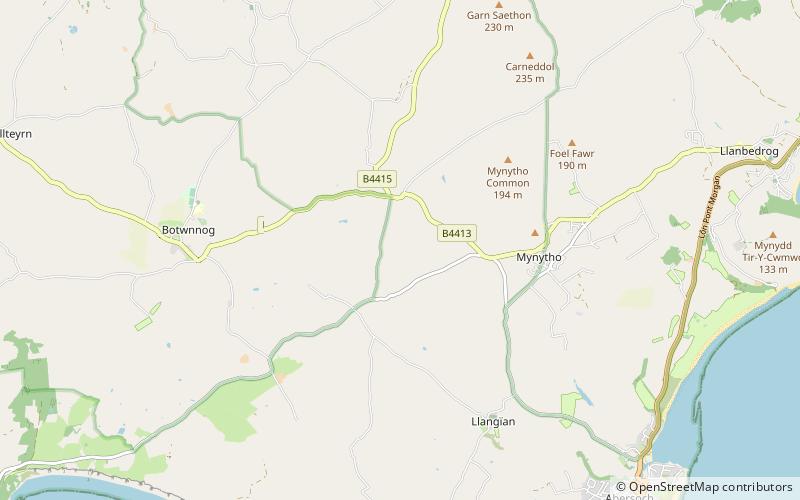 Capel Newydd location map
