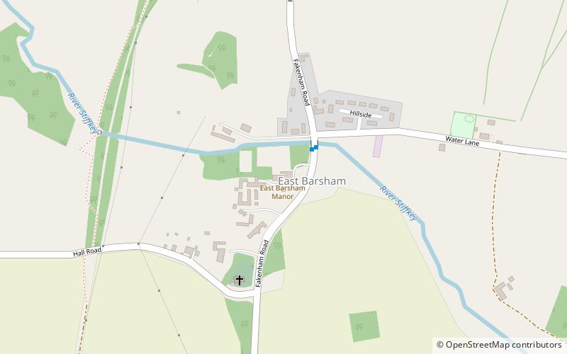 East Barsham Manor location map