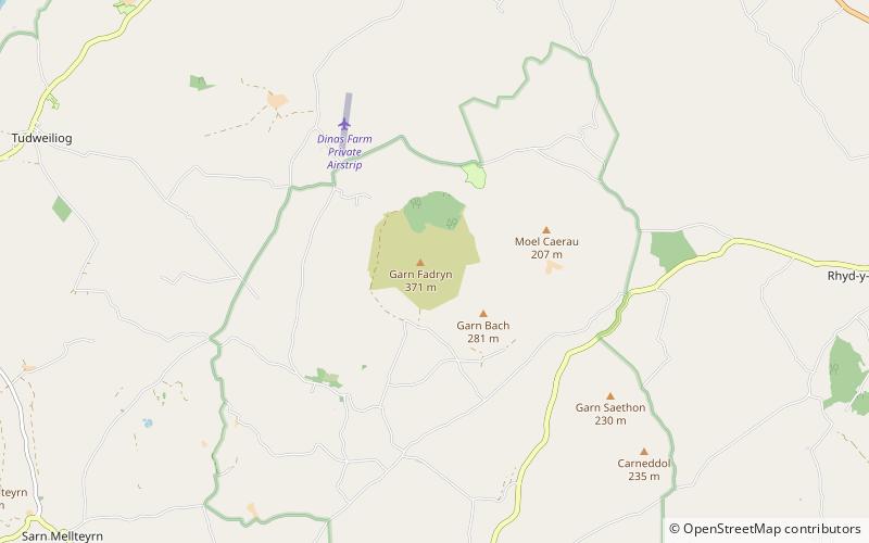 Carn Fadryn location map