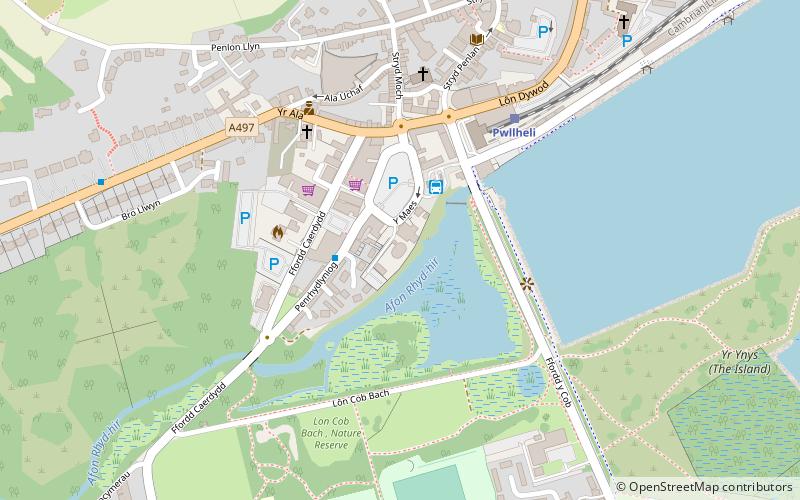 Pwllheli Amusements location map